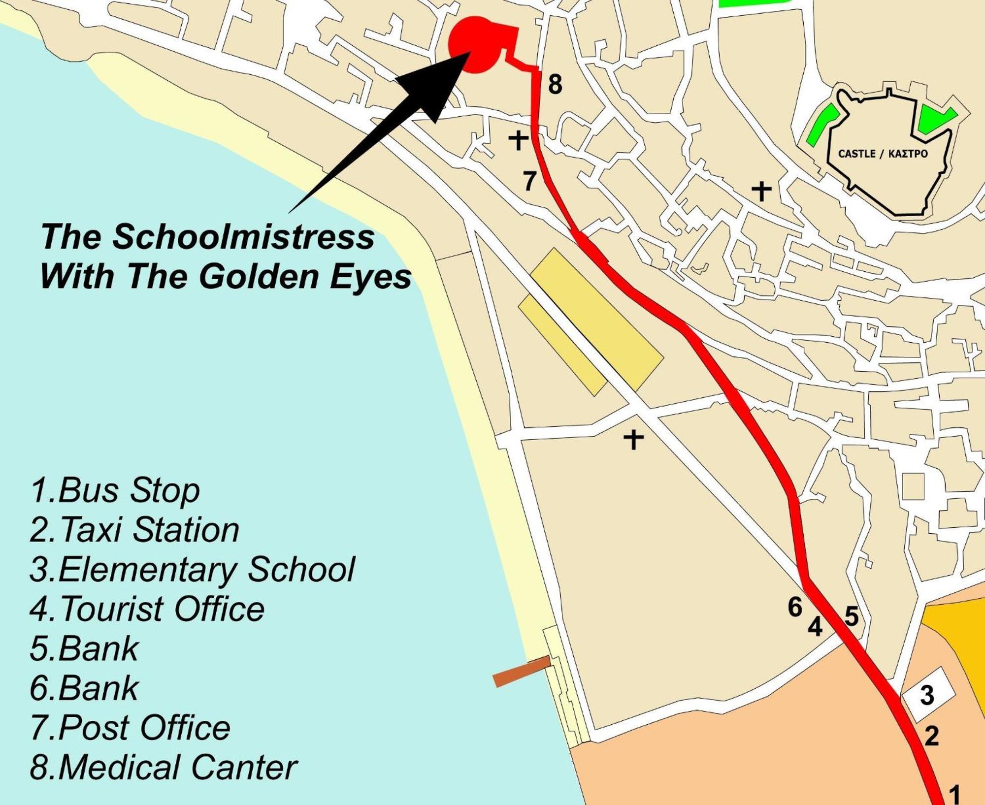 מית'ימנה The Schoolmistress With The Golden Eyes, Studios & Rooms מראה חיצוני תמונה